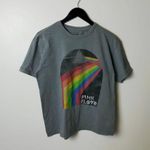 Urban Outfitters "Pink Floyd Music Merch Graphic T Shirt Dark Side Medium Gray Unisex Fit Photo 6