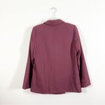 Everlane The Drapey Blazer Burgundy Maroon Size 4 Photo 6