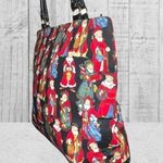 Adorable Santa Claus designed tote bag! Black Photo 3