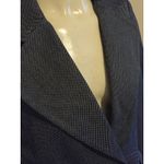 Carlisle #18 Women's Navy Blue and White Viscose Textured Blazer, Sz: 0 by Photo 2