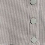 Outdoor Voices NWT  Earl Grey CozyRib Cropped Long Sleeve Button Up Cardigan XS Photo 1