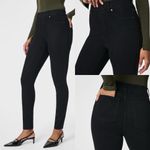 Spanx  Ankle High Rise Skinny Jeans: Black Photo 4