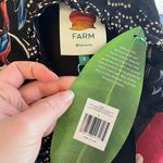 Farm Rio  Black Mixed Arabesque Scarves Long Sleeve Mini Dress Size Small NEW Photo 2