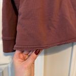 Pact  Women’s Maroon Crewneck Sweater 100% Organic Cotton Size Large Photo 4