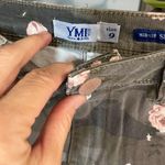 Ymi Camo Shorts Green Cotton Floral Cutoffs Mid Rise Size 9 Photo 3