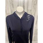 Blue work out hoodie Size XXL Photo 4