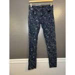 TRUKFIT Jeans Womens 7 Blue Paint Splatter Skinny Denim Stretch Streetwear Art Size undefined Photo 1