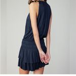Current Air NAVY  CARA SLEEVELESS PLEATED MINI DRESS Medium NWT Photo 2