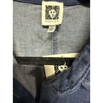 Anne Klein Chambray Denim Midi Dress Medium Wash Size 10 NWT Button Up Photo 4