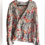 & Other Stories & Other Stories Gray Black Wrap Blouse Photo 0