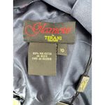 Glamour‎ by Terani Couture Red Navy Floral Embellished Fit Flare Dress 10 NWT Photo 5