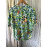 Jams World Women's Hawaii Exclusive All Over Watercolor Flutter Sleeve Blouse S Photo 3