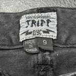 Tripp NYC  Daang Goodman Jeans Womens 9 Black Skinny Goth Y2K Ripped Distressed Photo 2