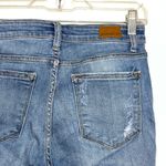 Judy Blue Skinny Fit Light Wash Destructed Ripped Mid-rise Jeans Photo 8