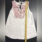 Lucky Brand Embro Sequin Tank Top Marshmallow Sz Small Photo 6