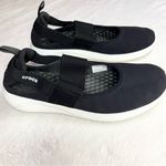 Crocs LiteRide Mary Jane Sneakers Black & White Size 7 Photo 2