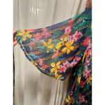 ASOS Women’s Boho Tropical Floral Front tie Duster Cover-up Vacation Resortwear Photo 2