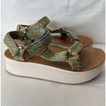 Teva X Jhené Aiko Flatform Universal Women’s Sandals Size 7 Multicolor Rose Gold Photo 1