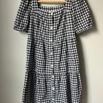 BeachLunchLounge  Collection Checkered Black & White Mini Dress Women's Small Photo 0