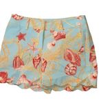 J. McLaughlin  scalloped seashell shorts size 0 Photo 0