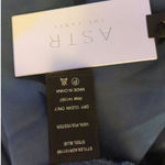 ASTR  the‎ LABEL Halter Neck Satin Ruched Waist Maxi Dress Steel Blue SMALL NWT Photo 11