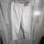 Frye  High-Rise Straight-Leg White Denim Jeans – Size 8 / 29 - MSRP $90 Photo 1