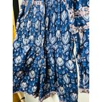 SEA NEW YORK Brigitte Blue Printed Border Ruffle Romper Size 2 Photo 8