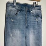 BLANK NYC Jeans The Baxter Women Size 27 Blue Button Fly Ribcage Straight Leg Photo 7