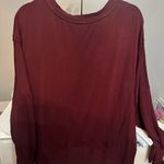 Oddi Los Angeles | Women's Oversized Burgundy Top | Large Photo 4