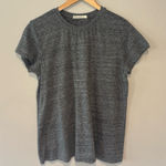 Marine layer ‎ Classic Dark Grey Cotton T Shirt Respun Crew Cut Large Like New Photo 0