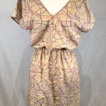 Moonlight  nude artistic colorful print lightweight dress size medium Photo 0