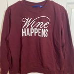 Apt. 9 Comfy Wine Happens Crew Neck  Photo 0