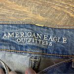 American Eagle 2013  Artist Crop Jeans Stretch Women's 14 Blue Denim Distressed Photo 3
