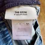 joe's jeans Joe’s Maternity Side Panel The Ozzie 4” Cut Off Jean Shorts Size 25 Photo 5