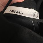 Misha Benecia Black Strappy Back Midi Cocktail Dress Size 10 Photo 14