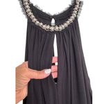 Betsey Johnson Black Split Back Belted Halter Palazzo Jumpsuit Womens Size 14 Photo 6