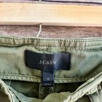 J.Crew Skirt Women’s Size 0 Olive Green Pleated Chino Trench A-Line Photo 2