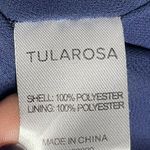 Tularosa Anthropologie Blouse Women XS Blue Midnight Floral Jaylen Crop Boho Top Photo 10