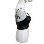 superdown Cameron Tie Strap Crop Top Women’s Size Small Black Cami Revolve Photo 2