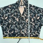 Puma Camo Hoodie Crop Boxy Sweatshirt Casual Top Cotton Blend Athletic Size L Photo 6