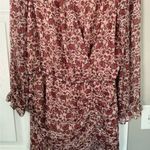 Ramy Brook Vina Silk Blend Long Sleeve Mini Dress M Photo 7