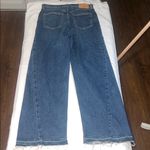 Moussy Vintage Atlanta Twisted Wide Pants Size 27 Blue Photo 4