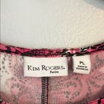 kim rogers  Pink and Red‎ Floral Tunic Mini Dress Size Large Photo 1