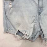 A Beautiful Soul Plus Size 24 Denim‎ Shorts Light Blue Distressed High Rise 1199 Photo 3