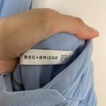 Bec & Bridge Baby Blue Twist-Neck Bodycon Midi Dress Womens Size 6 Photo 10