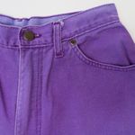 Vintage 80s Purple High Waisted Denim Shorts Size 26 Photo 4