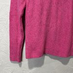 Something Navy  Pink Flecked Rib Knit Sweater Size Small Photo 5