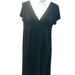 Duo Maternity Dress Size Medium Black Short Sleeve Photo 8