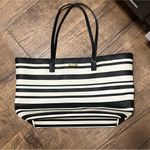 Kate Spade striped leather tote bag Photo 1