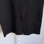 Anne Klein Black Pencil Skirt Asymmetrical Knit Stretch 3X Work Career NWT Photo 3